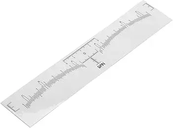 Disposable Transparent Eyebrow Mapping Ruler Stickers