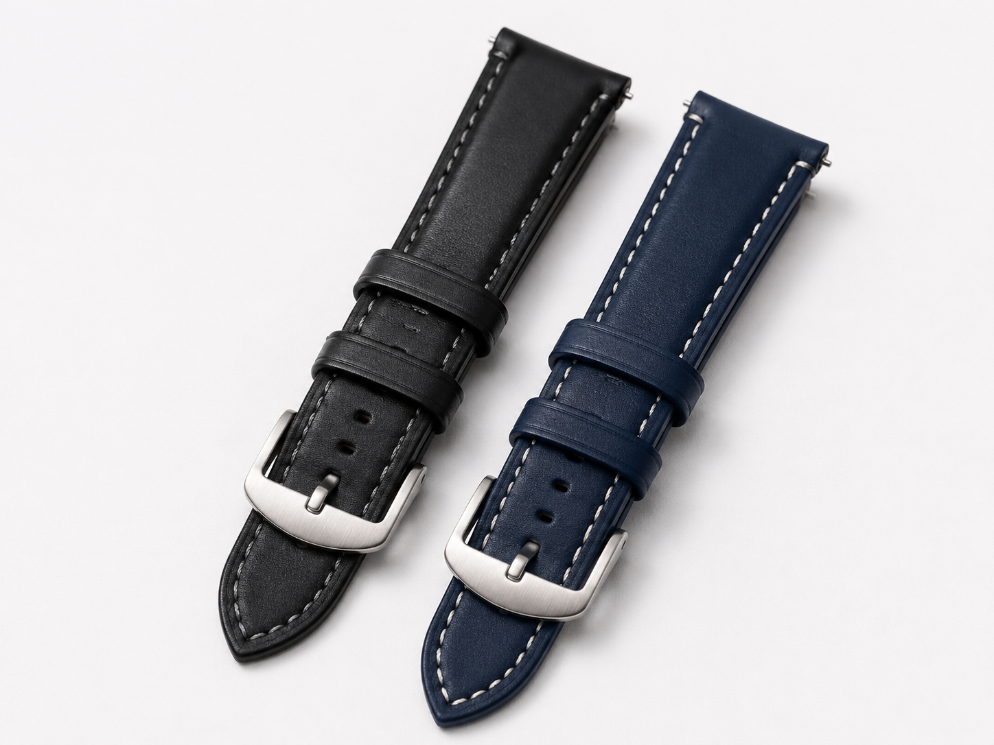 Classic Leather Watch Strap 22mm