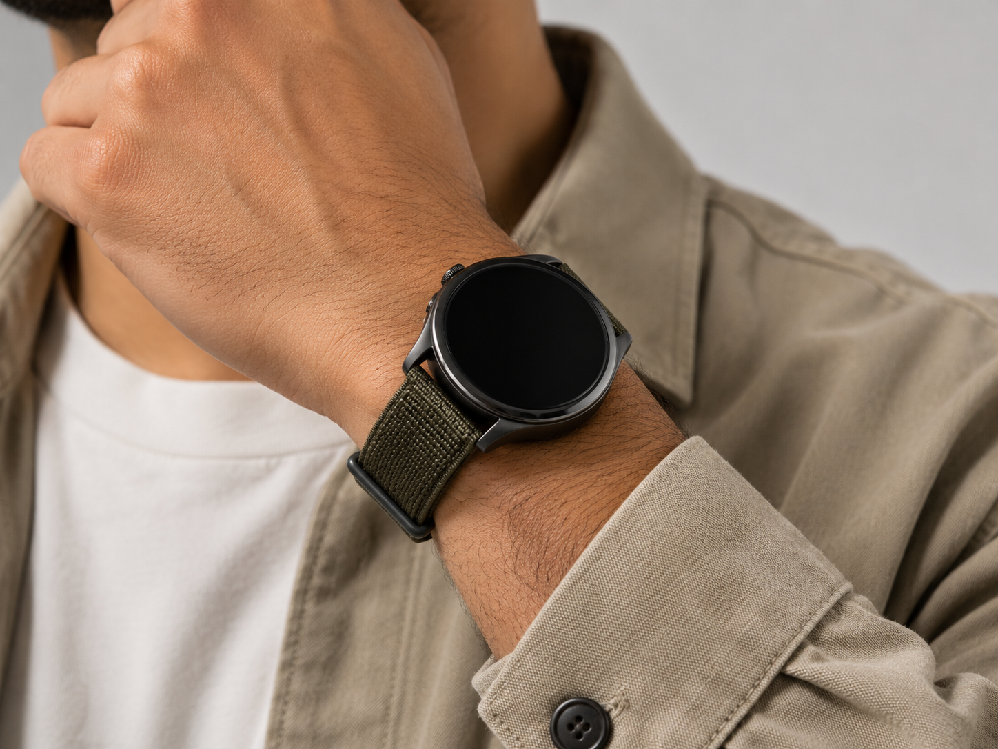 Woven Nylon Smartwatch Band– 22mm